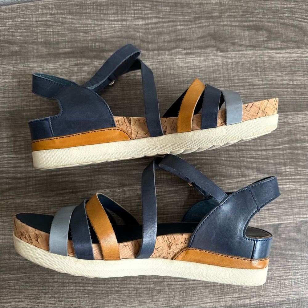 PIKOLINOS Blue and Yellow Sandals - Picture 5 of 10